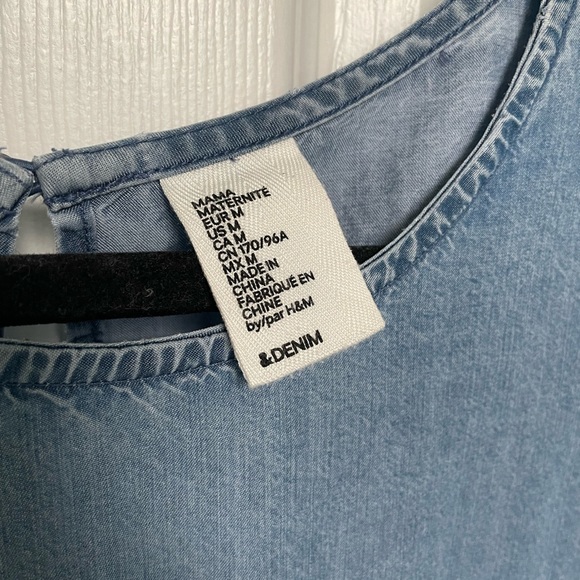 H&M Mama // Soft Denim Dress - Picture 3 of 3